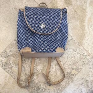 DOMINIE Women's Talia Mini Backpack Monochrome in Blue / white